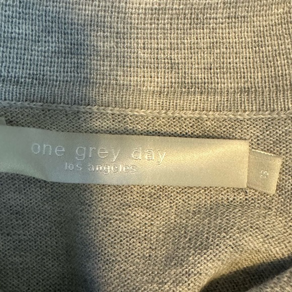 One Grey Day Gray Kona Long Sleeve Polo Shirt NWT Size Small - Picture 7 of 7